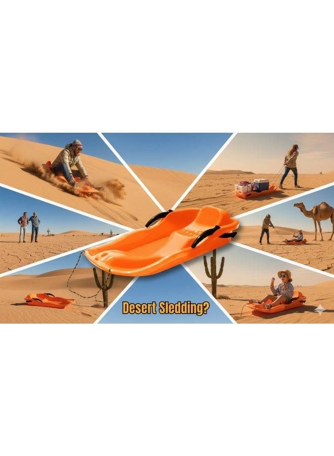 زلاجة رملية للأطفال مع فرامل وحبل سحب - Image 3